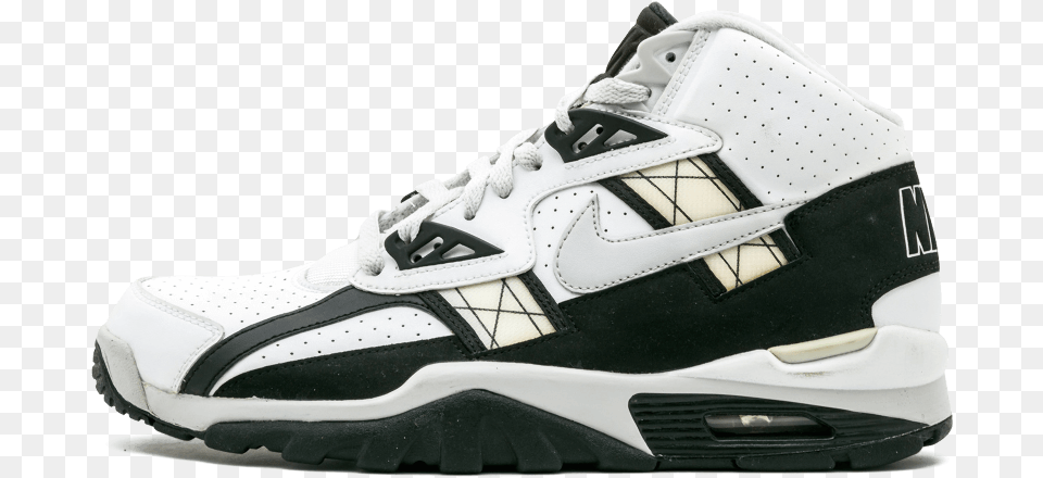 Nike Air Trainer Sc High Nfl 9 Shoes White Field, Clothing, Footwear, Shoe, Sneaker Png