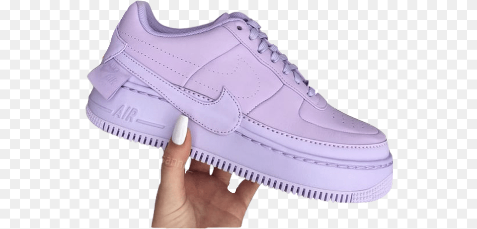 Nike Airforce1 Nikeairforce Purple Airforce1, Clothing, Footwear, Shoe, Sneaker Png Image