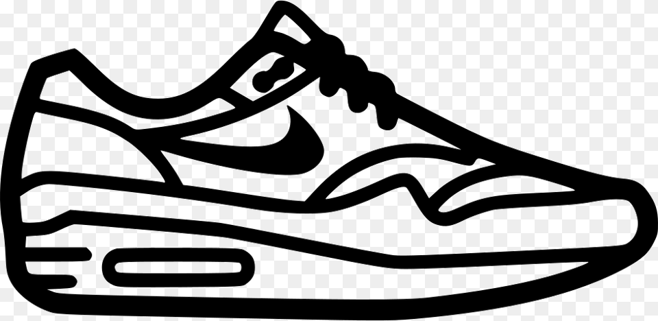 Nike Airmax Svg Icon Air Max 1 Icon, Clothing, Footwear, Shoe, Sneaker Free Transparent Png