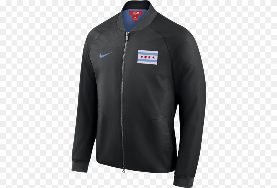 Nike Black Chicago Jacket, Clothing, Coat, Long Sleeve, Sleeve Free Png Download
