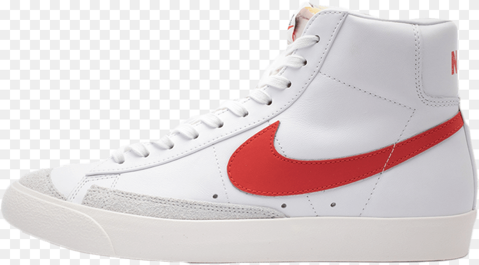 Nike Blazer Mid 77 Vintage White Red Bq6806 600 Nike Blazers Red And White, Clothing, Footwear, Shoe, Sneaker Png