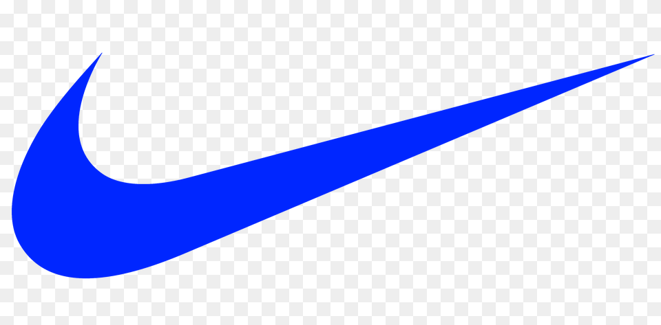 Nike Blue Logo Posted By Zoey Anderson Transparent Blue Nike Logo, Weapon, Blade, Dagger, Knife Png Image