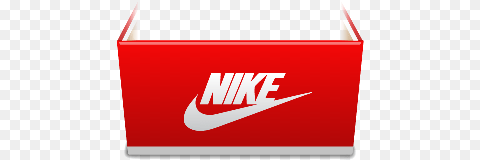 Nike Box Red Logo, Cardboard, Carton Free Png Download
