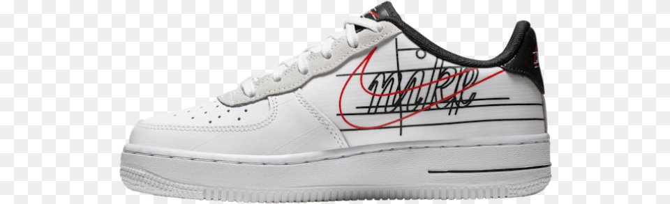 Nike Boy S Air Jordan 1 Gs Low White Black Red Youth Af1 Celebration Of The Swoosh, Clothing, Footwear, Shoe, Sneaker Free Transparent Png