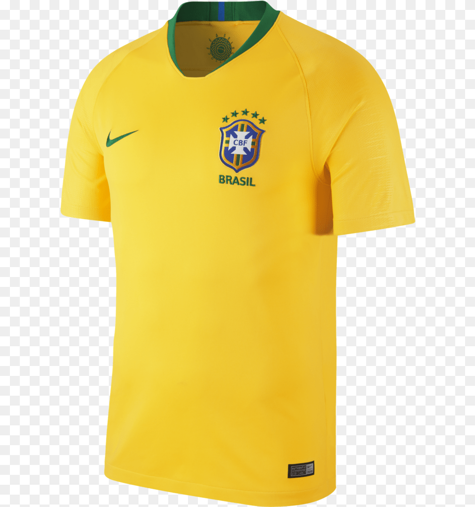 Nike Brazil Home Jersey Supporter T Shirt Brazil Clothing, T-shirt Free Transparent Png