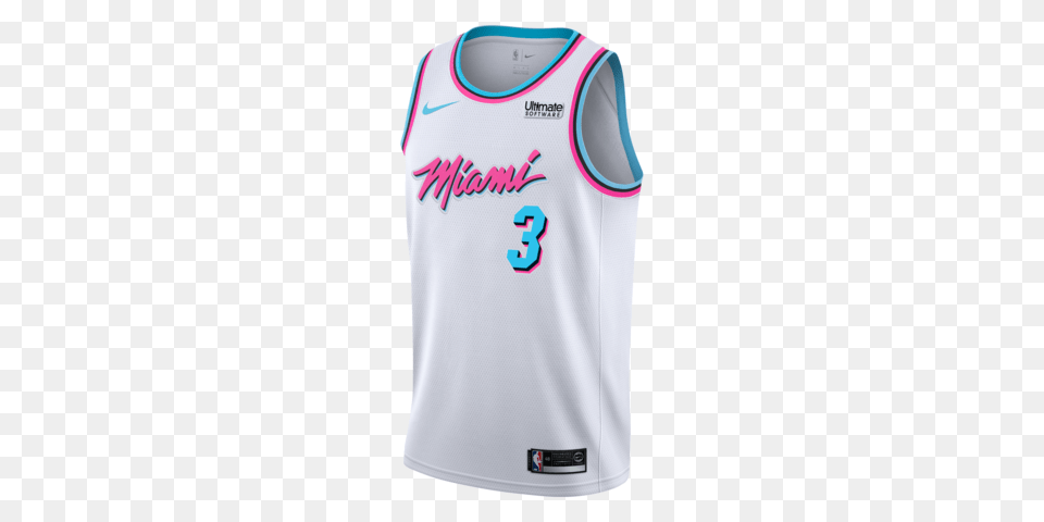 Nike City Edition Collection Miami Heat Store, Clothing, Shirt Png