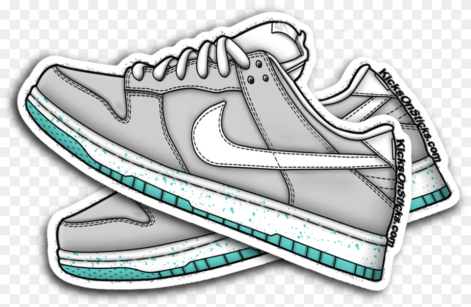 Nike Diamond Dunk Clipart, Clothing, Footwear, Shoe, Sneaker Free Png