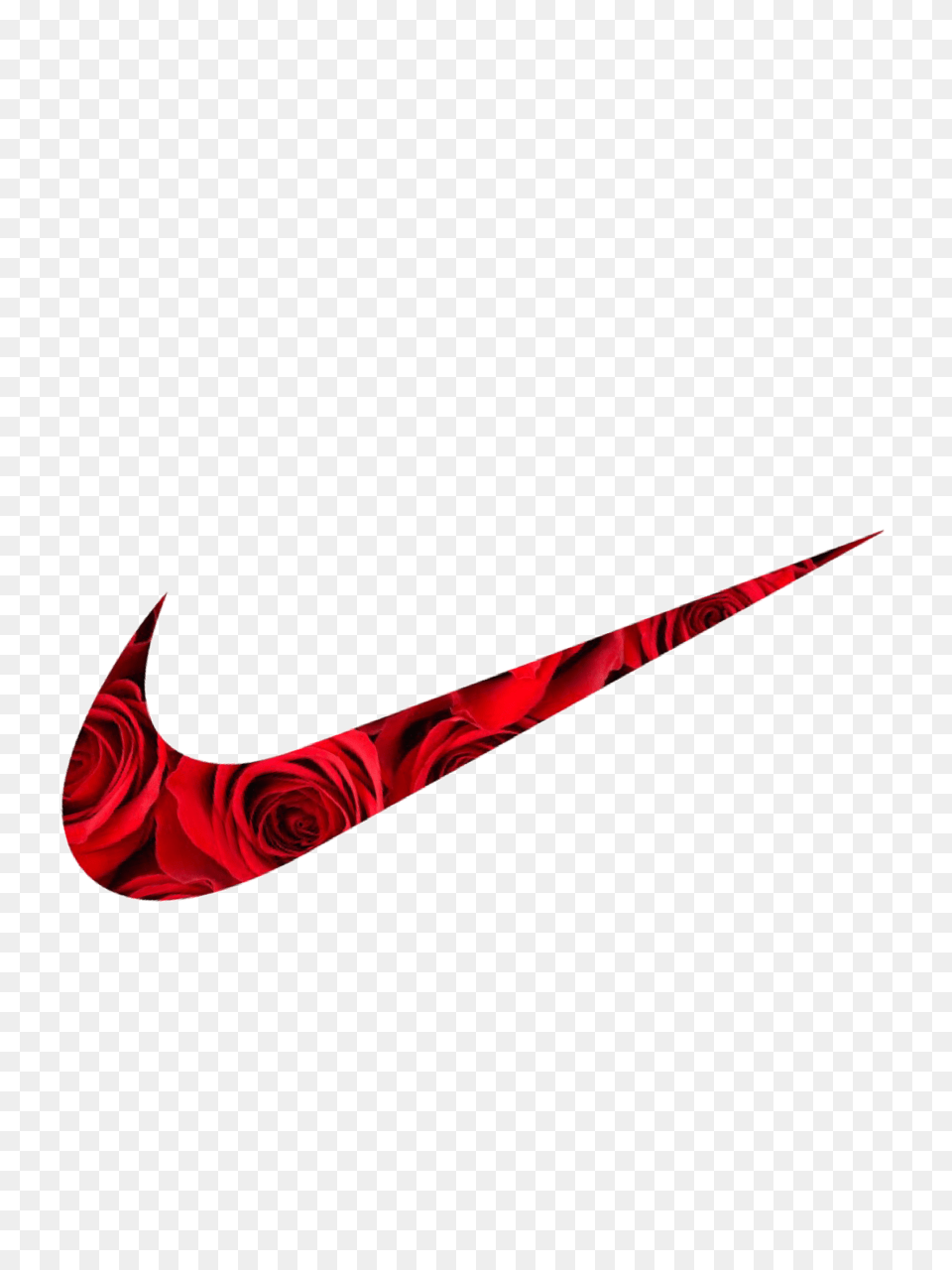 Nike Doubleexposure Justdoit Logo Rose Illustration, Stick, Blade, Dagger, Knife Free Png