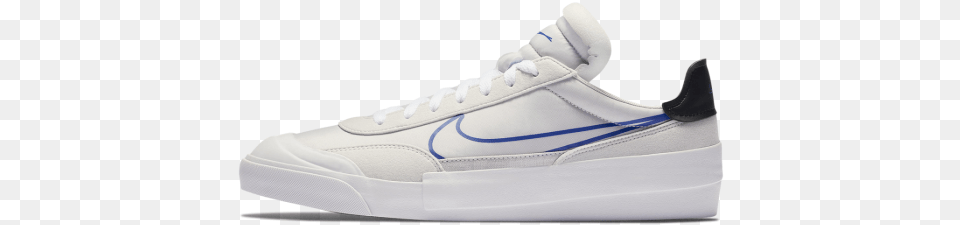 Nike Drop Type Swoosh Vast Grey Hyper Blue, Clothing, Footwear, Shoe, Sneaker Free Png