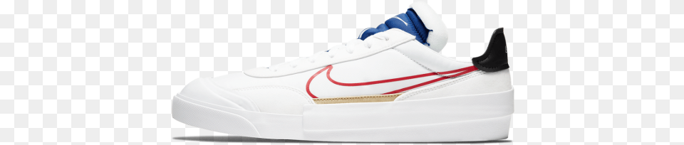 Nike Drop Type Swoosh White University Red, Clothing, Footwear, Shoe, Sneaker Free Png