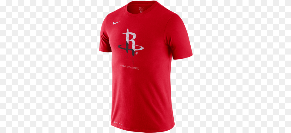 Nike Dry Houston Rockets Logo Tee Houston Rockets, Clothing, Shirt, T-shirt, Weapon Free Png