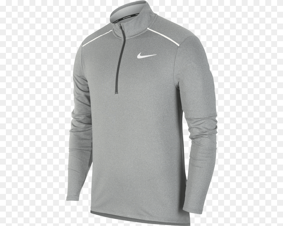 Nike Element 30 Dark Smoke Grey Mens Nike Running Top, Clothing, Fleece, Sleeve, Long Sleeve Free Transparent Png