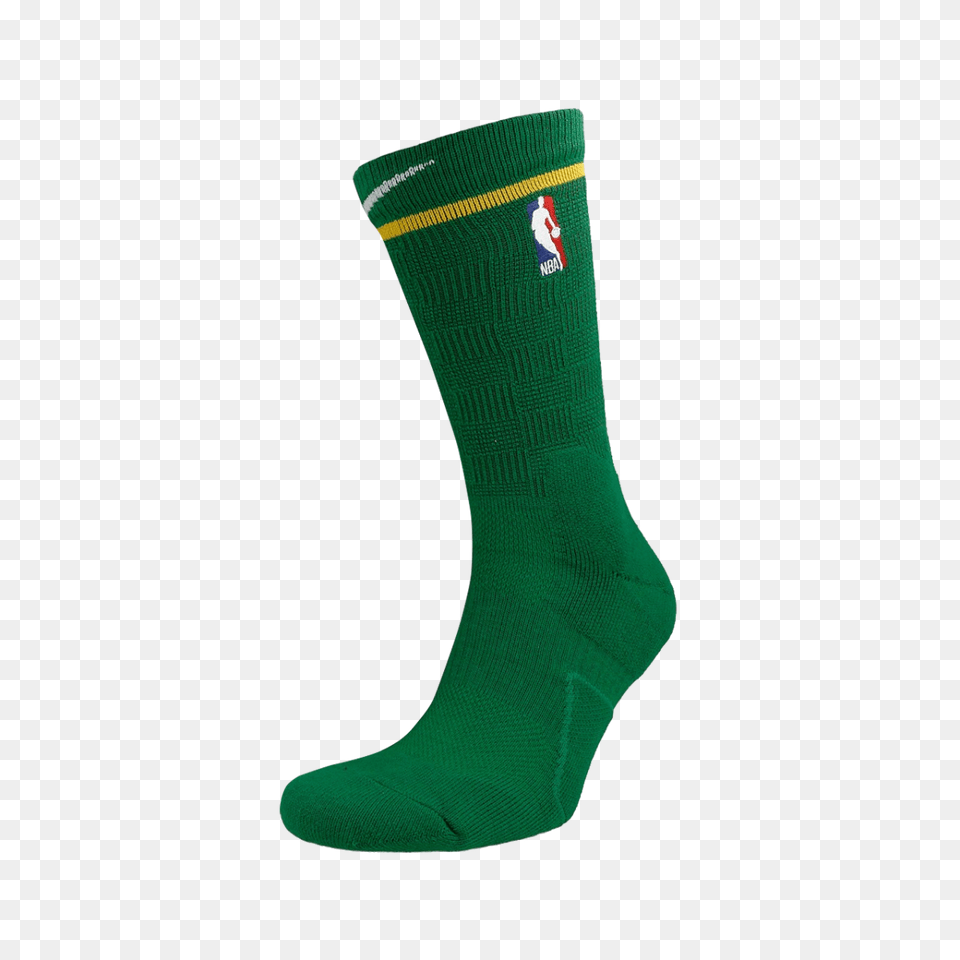 Nike Elite Nba Boston Celtics City Edition Crew Socks, Clothing, Hosiery, Sock Free Png Download