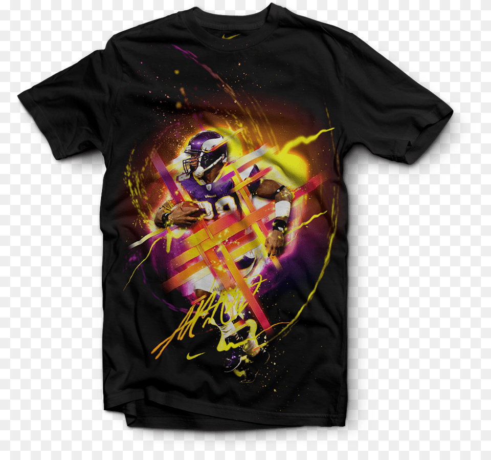 Nike Football Adrian Peterson T Shirt Nike, Clothing, T-shirt, Adult, Bride Free Transparent Png