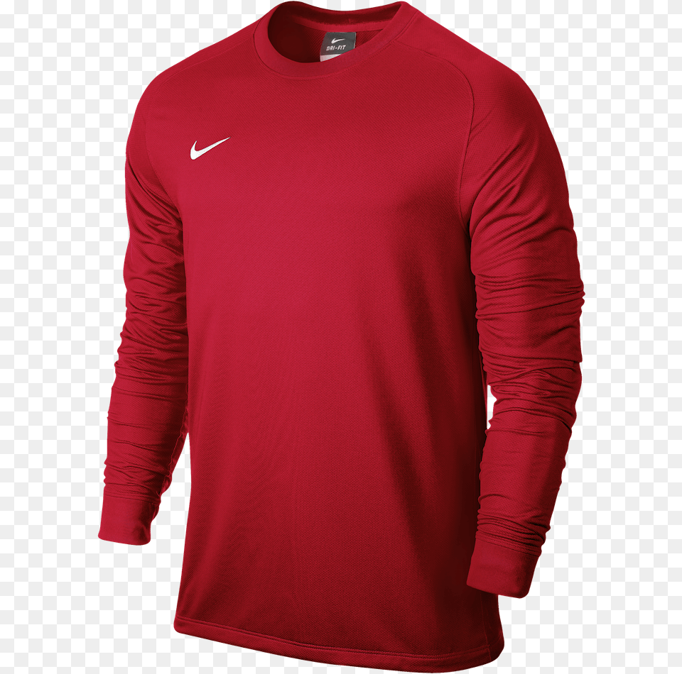 Nike Football Long Sleeve Full Sleeve, Clothing, Long Sleeve, T-shirt Free Png