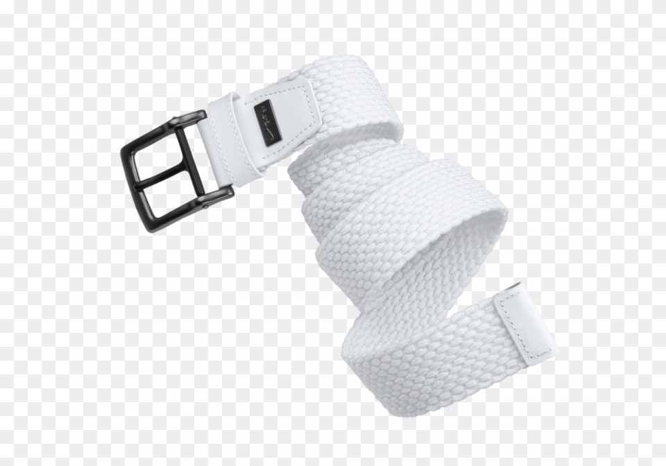 Nike Golf Stretch Woven Belt Male White One Size, Accessories, Strap, Buckle Png Image