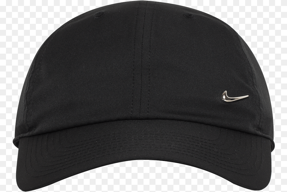 Nike Hats Cap Metal Swoosh Black 010 Beanie, Baseball Cap, Clothing, Hat, Swimwear Free Transparent Png