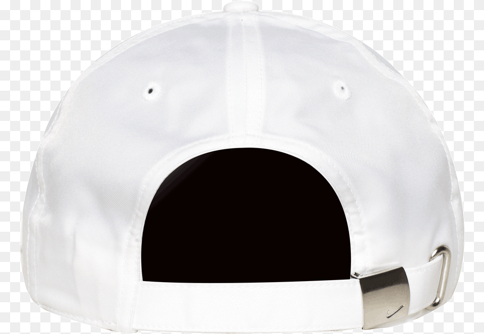 Nike Hats Cap Metal Swoosh White 100 Baseball Cap, Baseball Cap, Clothing, Hat, Swimwear Free Png