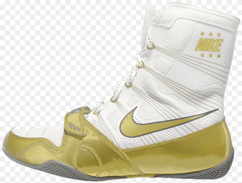 Nike Hyperko White And Gold, Clothing, Footwear, Shoe, Sneaker Free Transparent Png