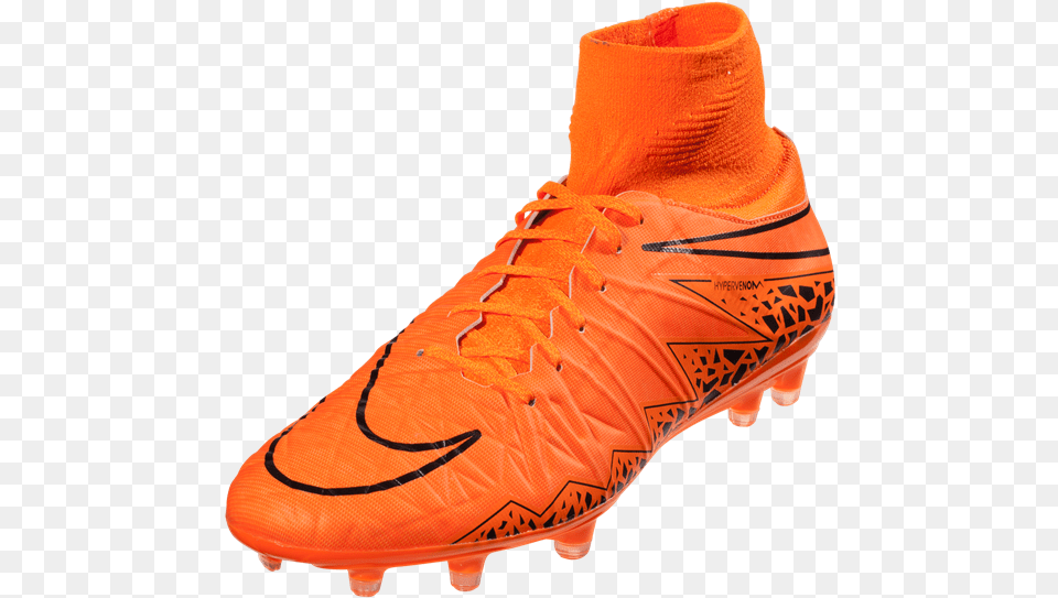 Nike Hypervenom Phatal Ii Df Fg Total Orangetotal Orange Nike Hypervenom, Clothing, Footwear, Shoe, Sneaker Png Image