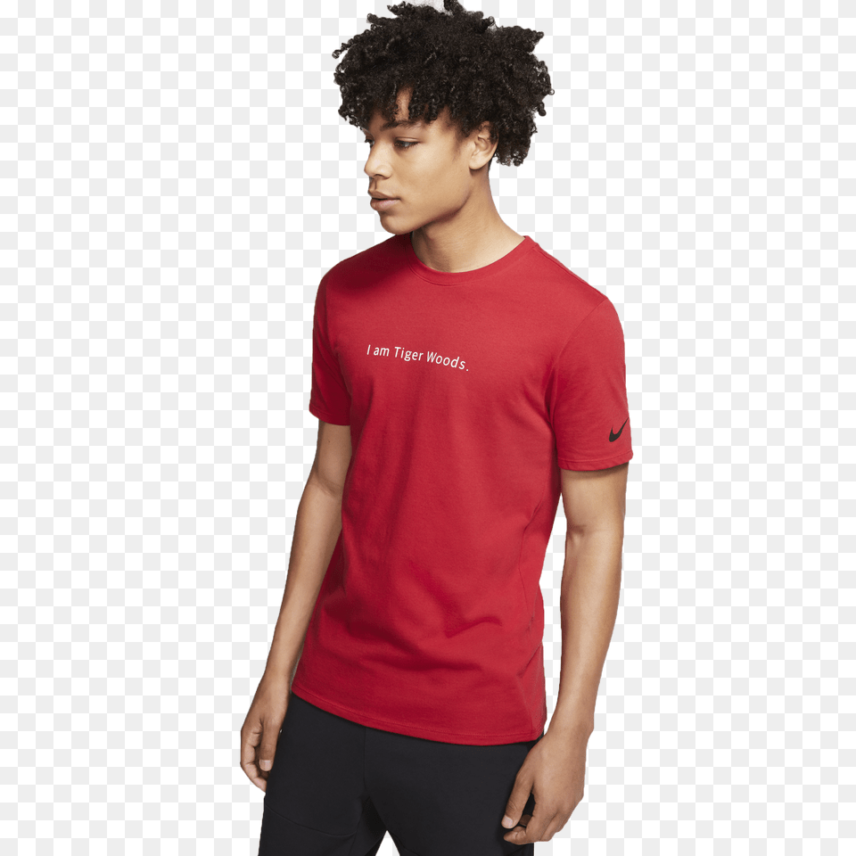 Nike I Am Tiger Woods Shirt, Clothing, T-shirt, Boy, Male Free Png Download