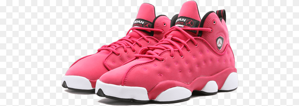 Nike Jordan 13 Team 2 Rosado, Clothing, Footwear, Shoe, Sneaker Free Transparent Png