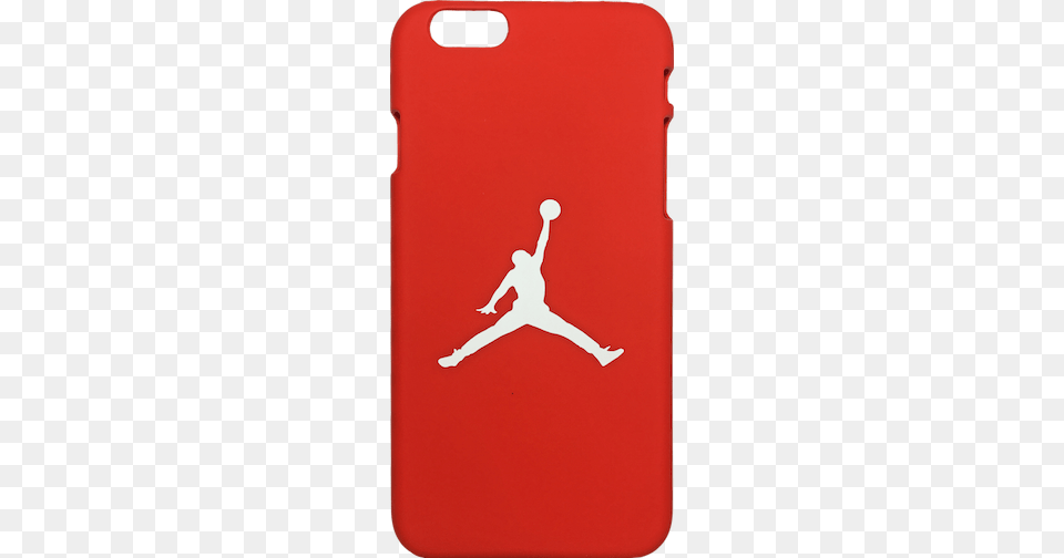 Nike Jordan Red White Jumpman Logo Hard Plastic Iphone, Dancing, Leisure Activities, Person, Electronics Png
