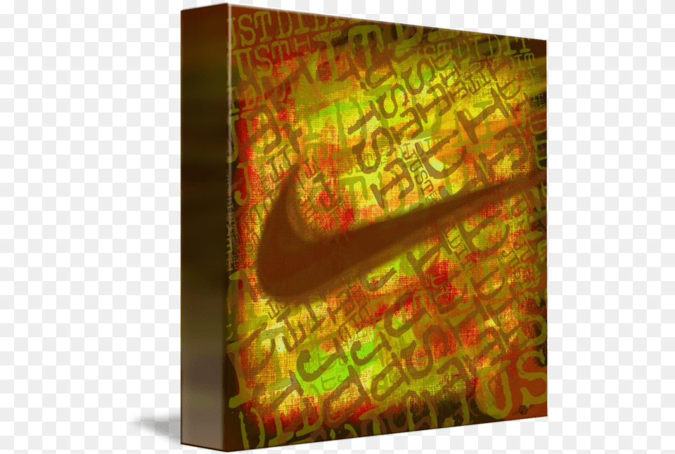 Nike Just Did It Gold Modern Art, Modern Art, Publication, Graphics, Blackboard Free Png