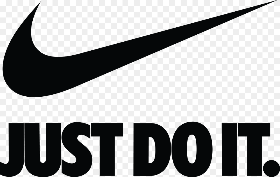 Nike Just Do It Large, Logo, Blade, Dagger, Knife Free Png Download