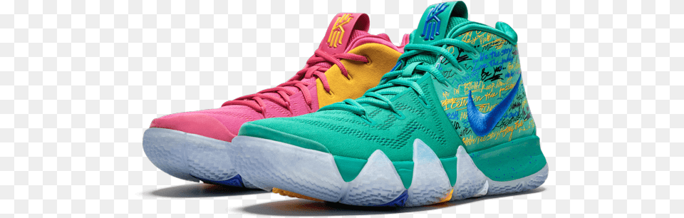 Nike Kyrie 4 2k18 Road To 99 Kyrie Irving Nba2k18 Basketball Shoes, Clothing, Footwear, Shoe, Sneaker Png Image