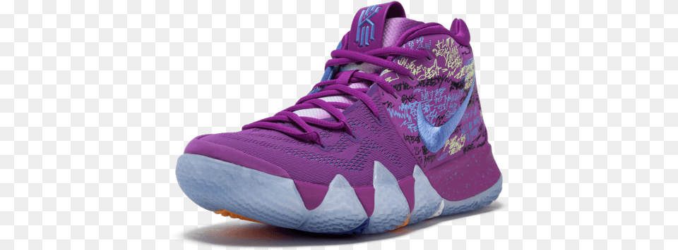 Nike Kyrie 4 Confetti Kyrie 4 Confetti Real, Clothing, Footwear, Shoe, Sneaker Free Transparent Png