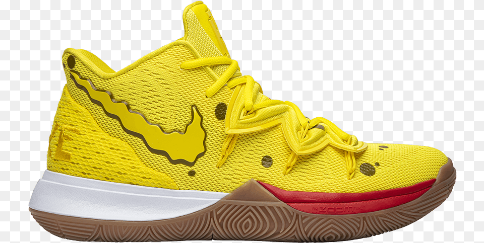 Nike Kyrie 5 Spongebob, Clothing, Footwear, Shoe, Sneaker Free Png Download