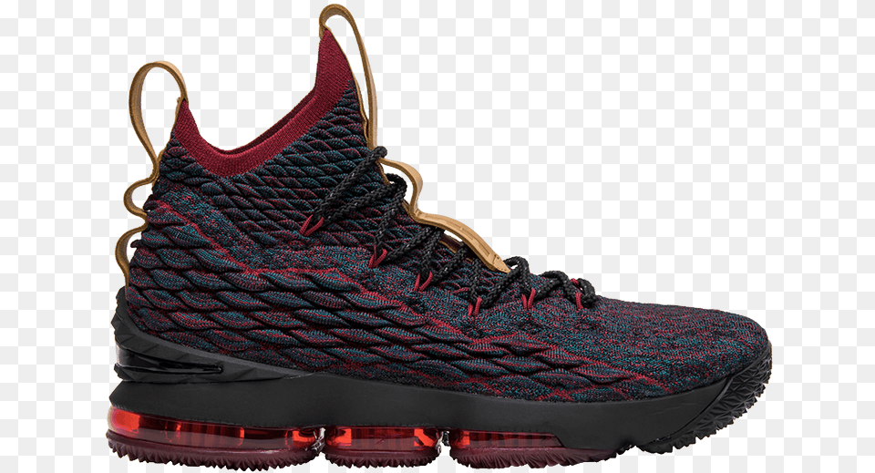 Nike Lebron 15 Red And Black, Clothing, Footwear, Shoe, Sneaker Free Png