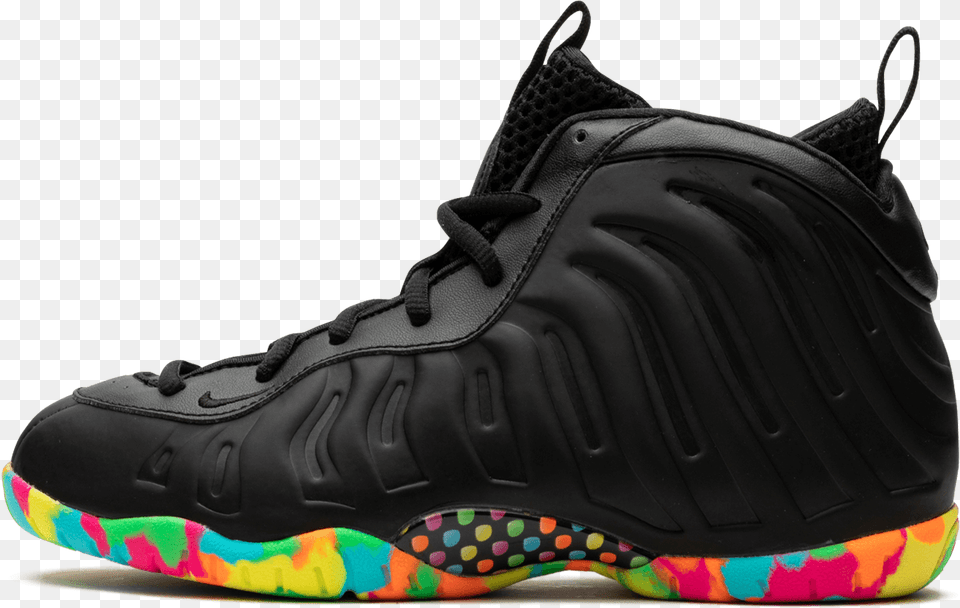 Nike Little Posite One Qs Sneakers, Clothing, Foam, Footwear, Shoe Free Transparent Png