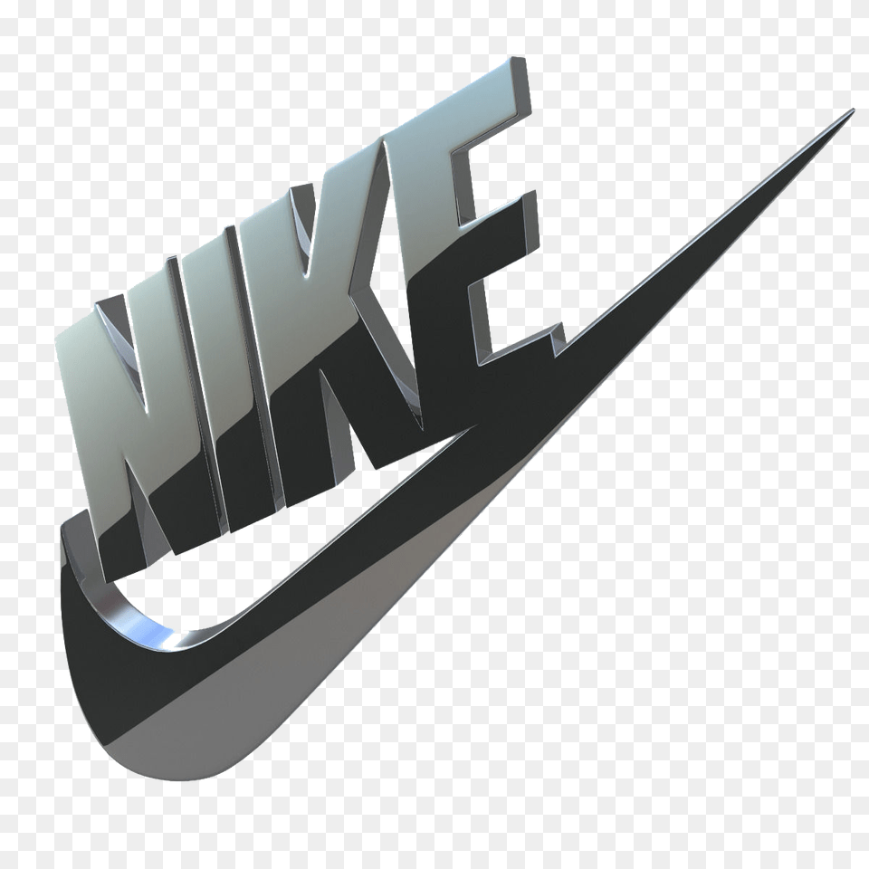 Nike Logo 3d Cool Nike Logo, Emblem, Symbol, Blade, Dagger Free Png