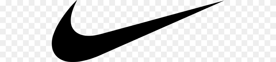 Nike Logo, Gray Free Png Download