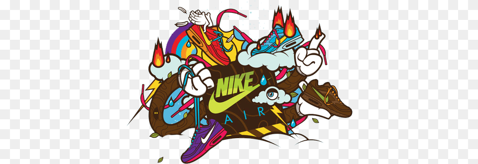 Nike Logo Clipart Color Clip Jared Nickerson Shoe Design, Art, Graphics, Book, Comics Free Png Download