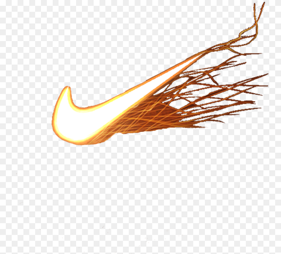 Nike Logo Fire Nike Swoosh With Fire, Flame, Light Free Png Download