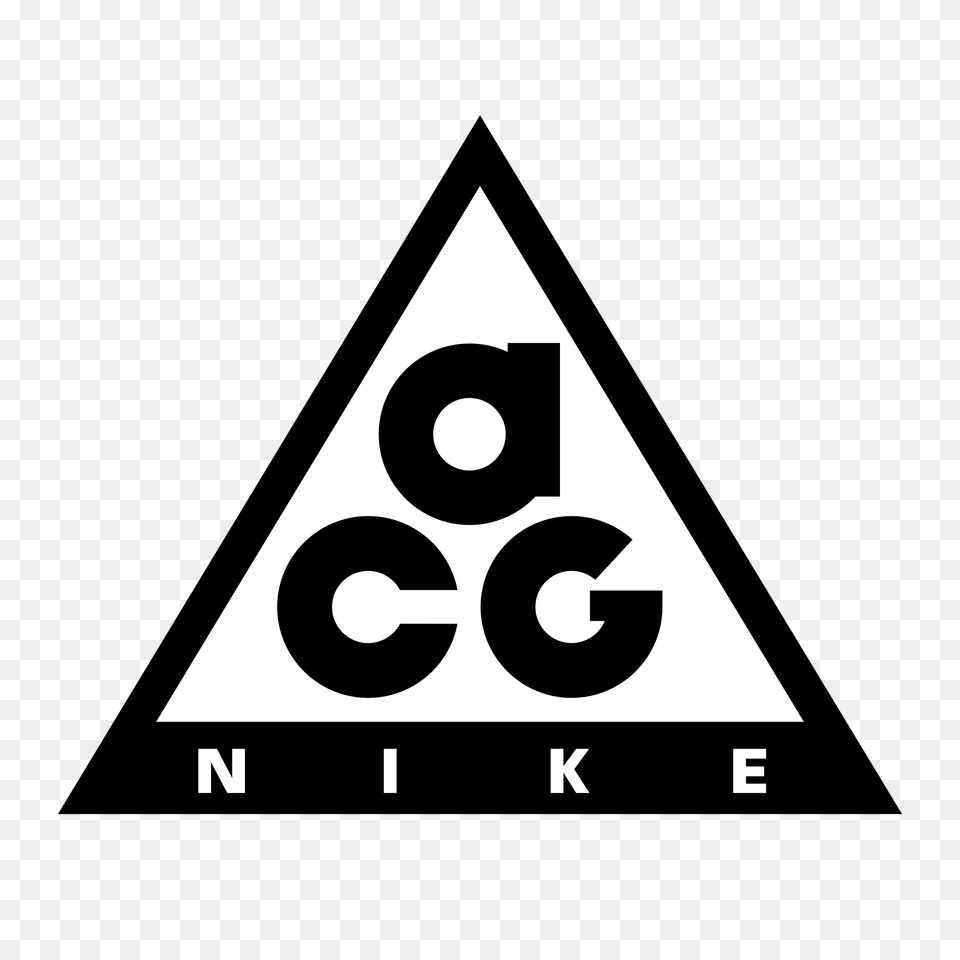 Nike Logo Transparent Nike Acg Logo, Triangle, Symbol Png