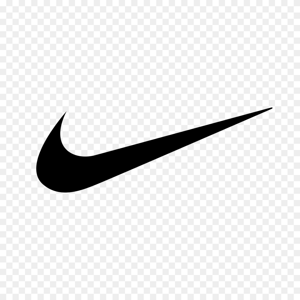 Nike Logo Transparent Vector, Gray Png