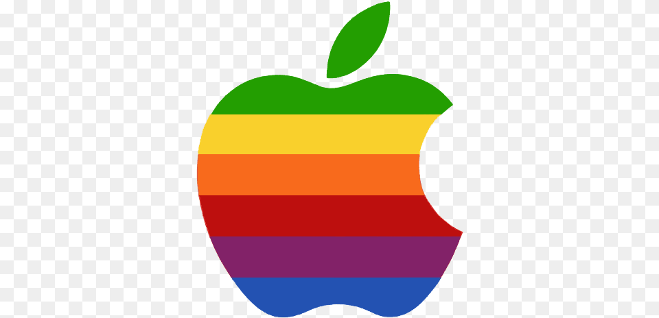 Nike Logo Wallpaper Pink Apple Logo Old Full Size Apple Logo Old, Food, Fruit, Plant, Produce Free Transparent Png
