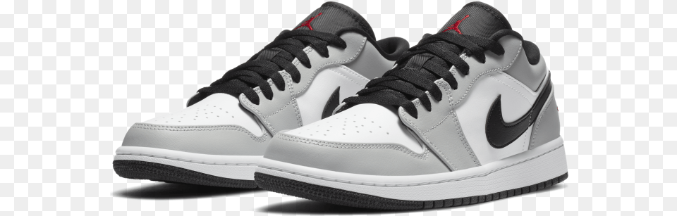 Nike M Air Jordan 1 Low Light Smoke Grey Jordan 1 Low, Clothing, Footwear, Shoe, Sneaker Png Image