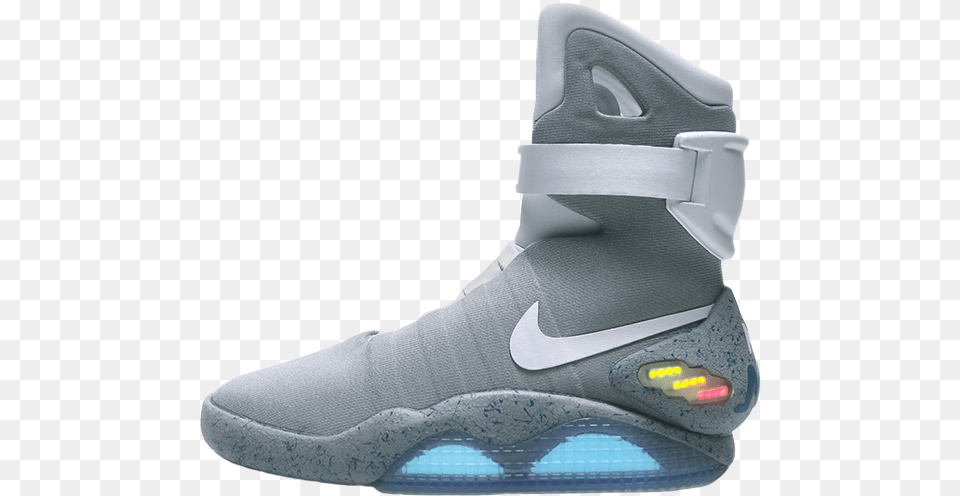 Nike Mag Marty Mcfly Back To The Future Shoe Back To The Future Shoes, Clothing, Footwear, Sneaker Free Transparent Png