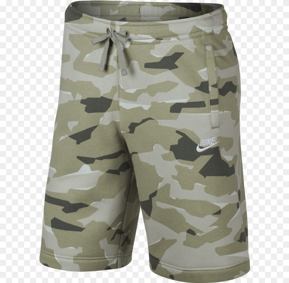 Nike Men S Sportswear Camo Shorts Spruce Fog Mens Nike Camo Shorts, Clothing, Person, Camouflage, Military Free Png Download