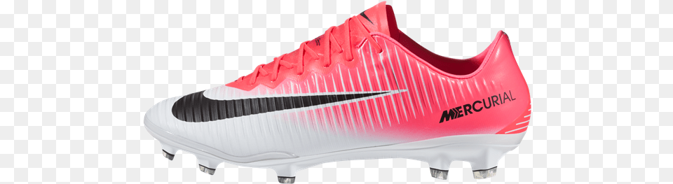 Nike Mercurial Vapor Xi Fg Soccer Cleat Motion Blur Nike Football Boots Pink, Clothing, Footwear, Shoe, Running Shoe Png Image