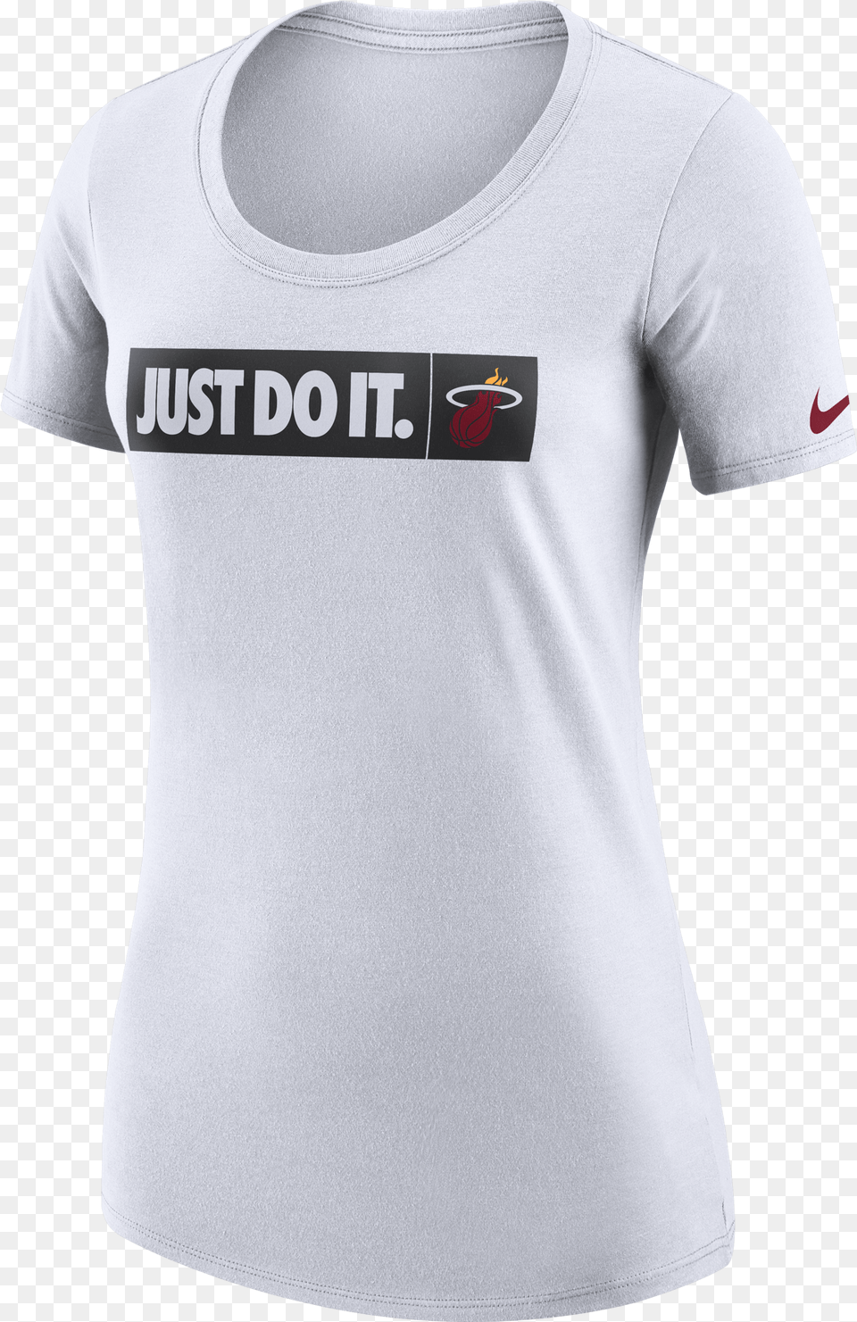 Nike Miami Heat Ladies Just Do It Tee Just Do, Clothing, Shirt, T-shirt Png Image