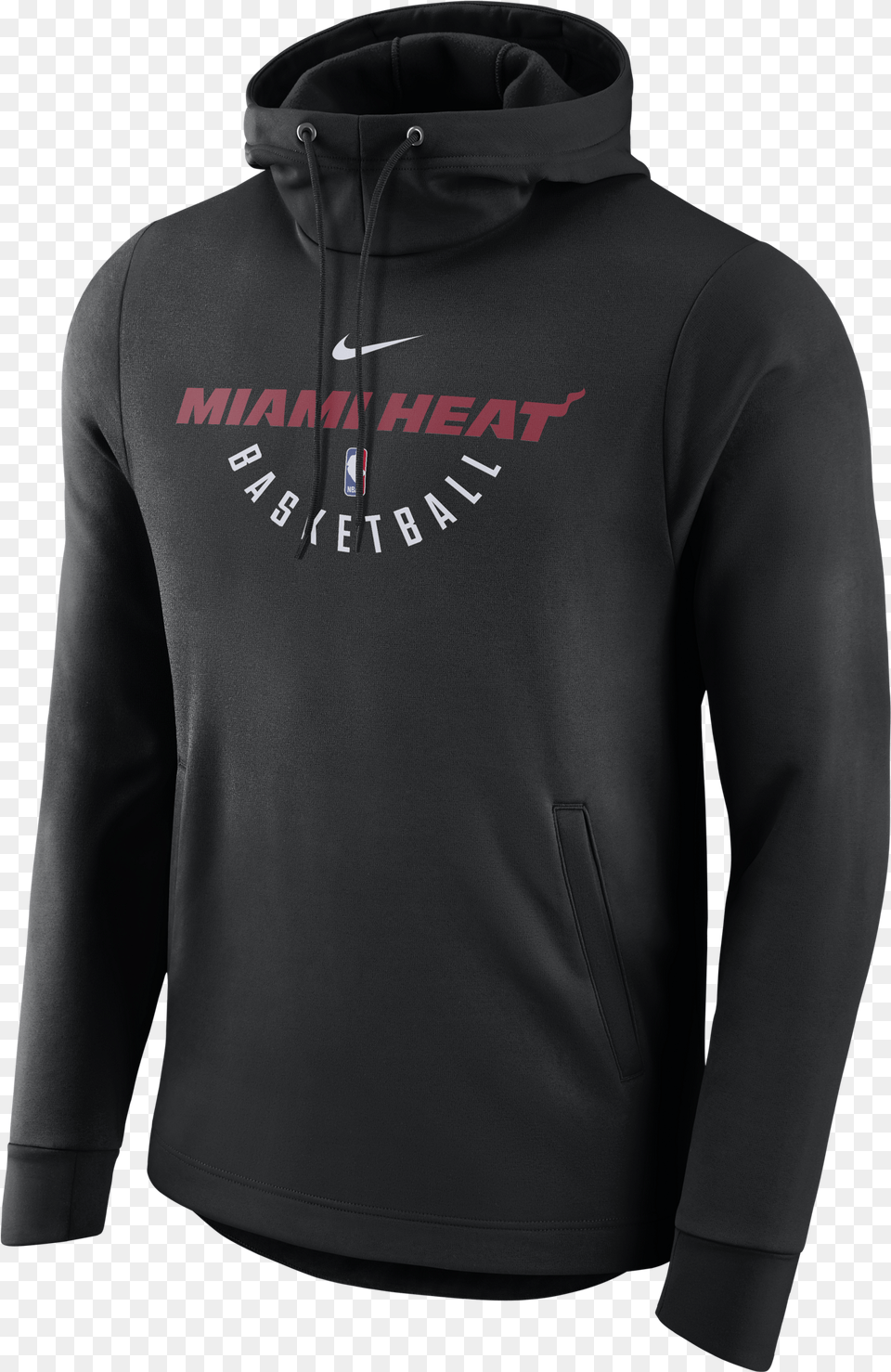 Nike Miami Heat Practice Therma Hoodie Miami Heat Practice Hoodie, Clothing, Knitwear, Sweater, Sweatshirt Png Image