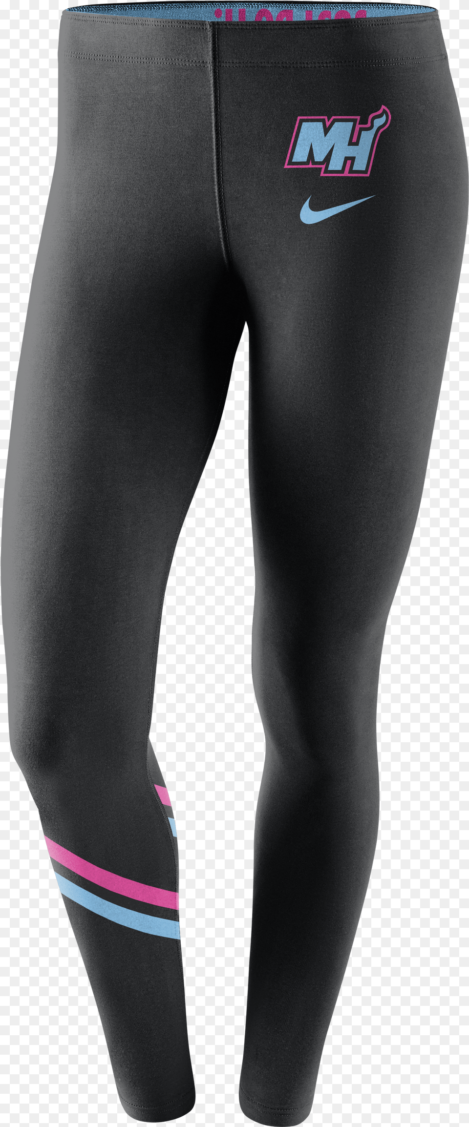 Nike Miami Heat Vice Nights Ladies Leg A See Tights, Clothing, Hosiery, Adult, Female Free Transparent Png