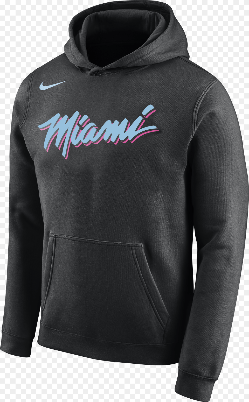 Nike Miami Heat Vice Nights Youth Logo Hoodie Dallas Mavericks City Hoodie, Clothing, Hood, Knitwear, Sweater Png Image