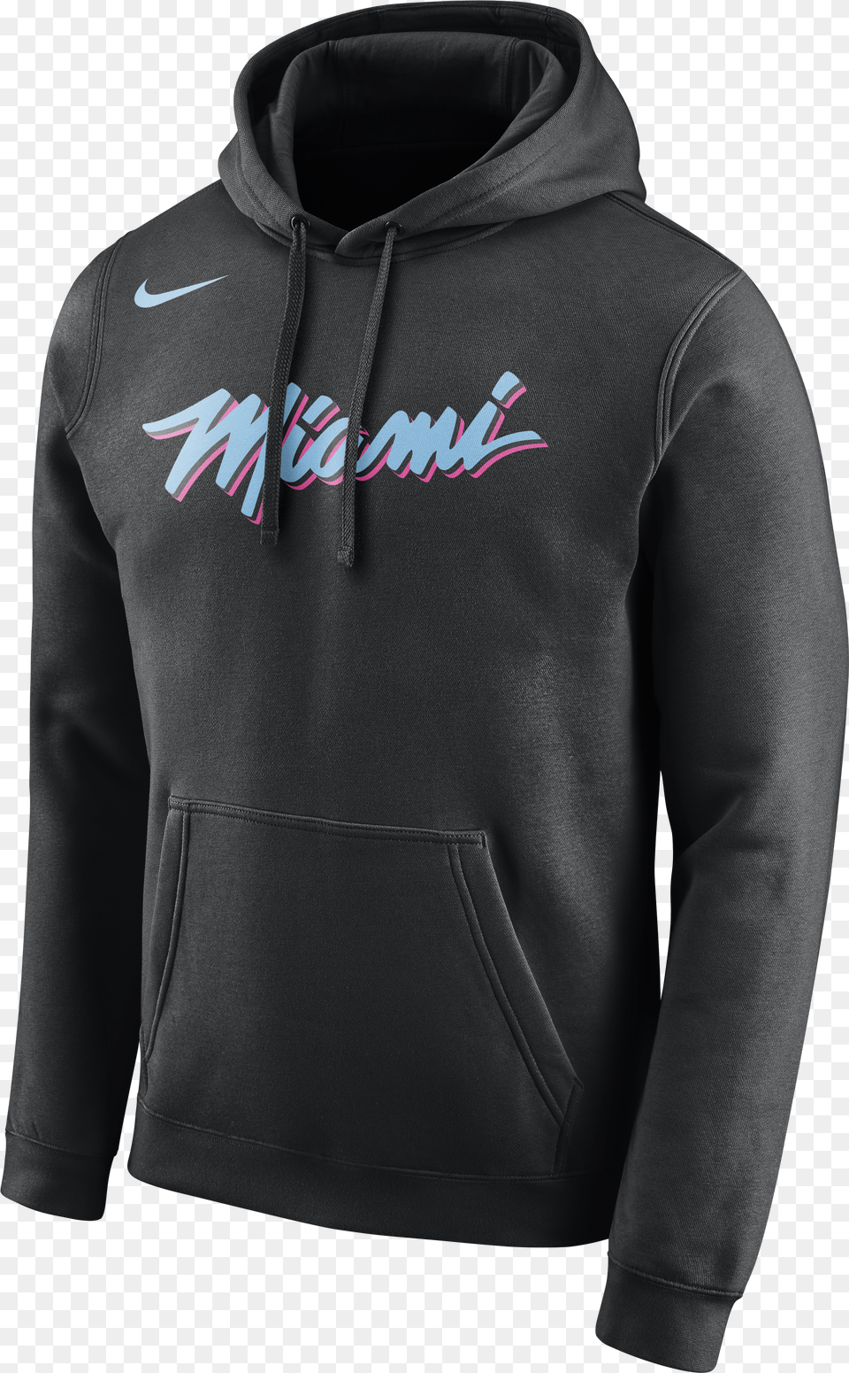 Nike Miami Heat Vice Nights Youth Logo Hoodie Nike Portland Trail Blazers Hoodie, Clothing, Knitwear, Sweater, Sweatshirt Png